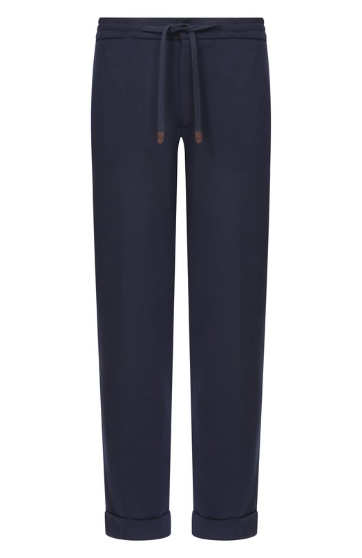 Шерстяные брюки Marco Pescarolo CARACCI0L0/53Y19 Синий CARACCI0L0/53Y19