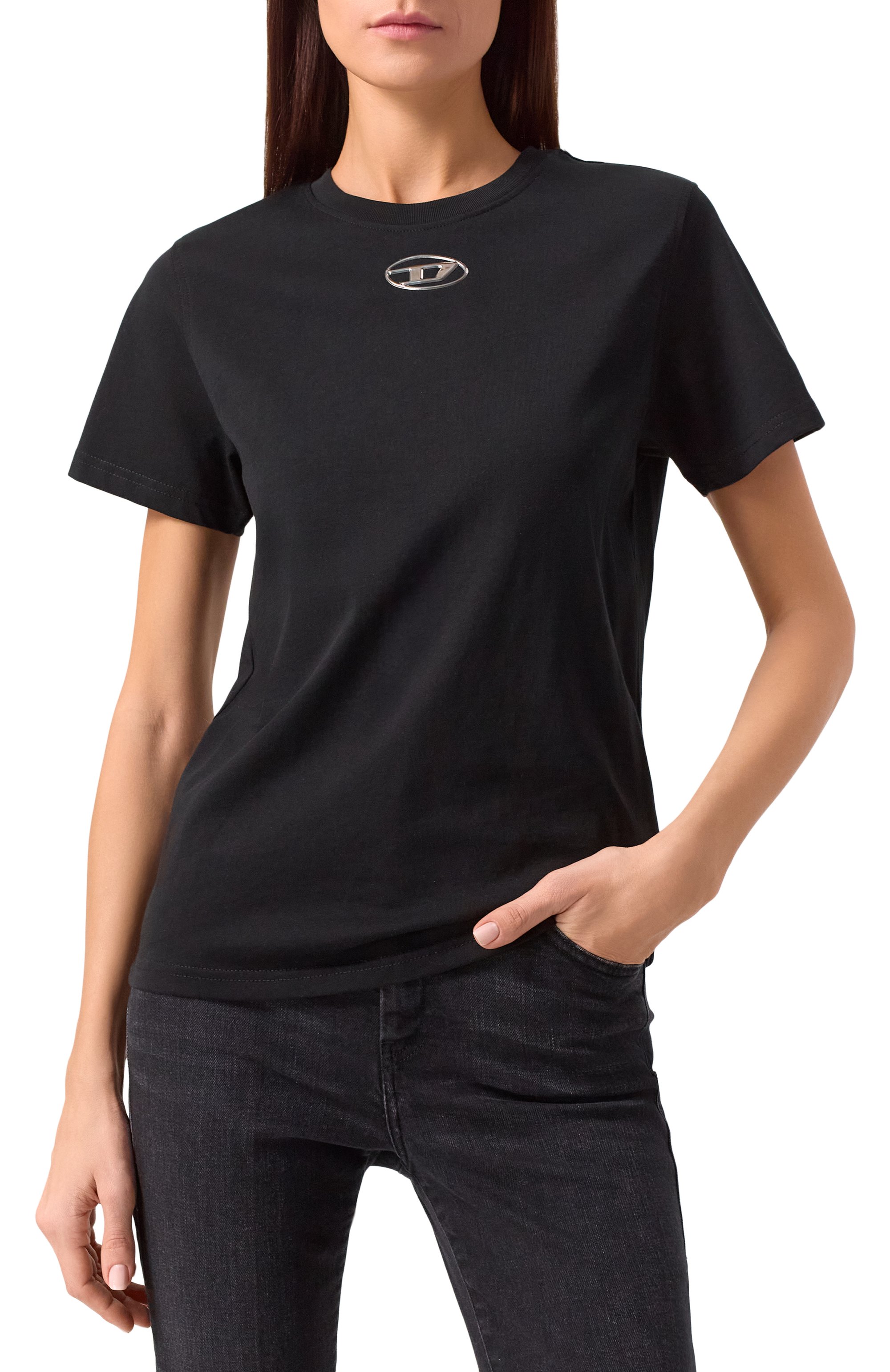 Хлопковая футболка DIESEL, арт. A16841/0CLBR, фото 3