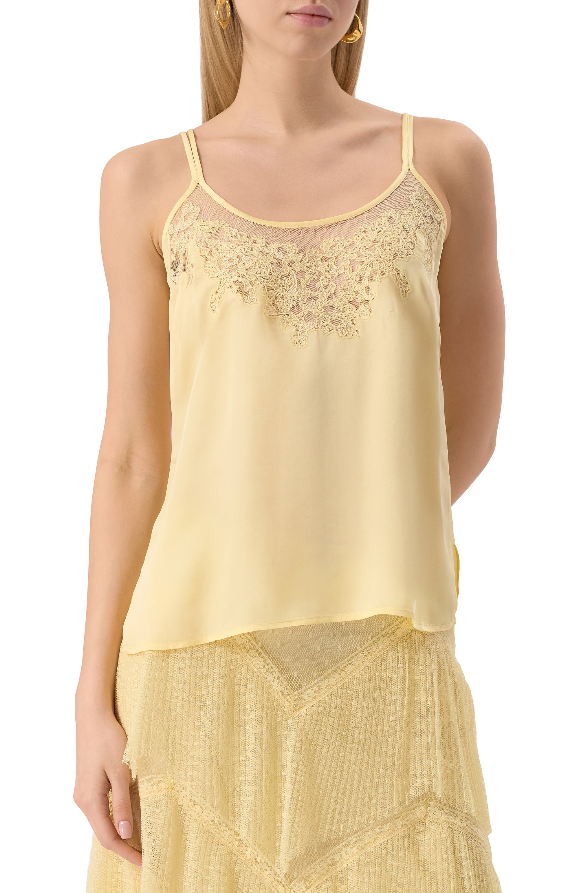 Атласный топ TWINSET, арт. 251TP2371, фото 3