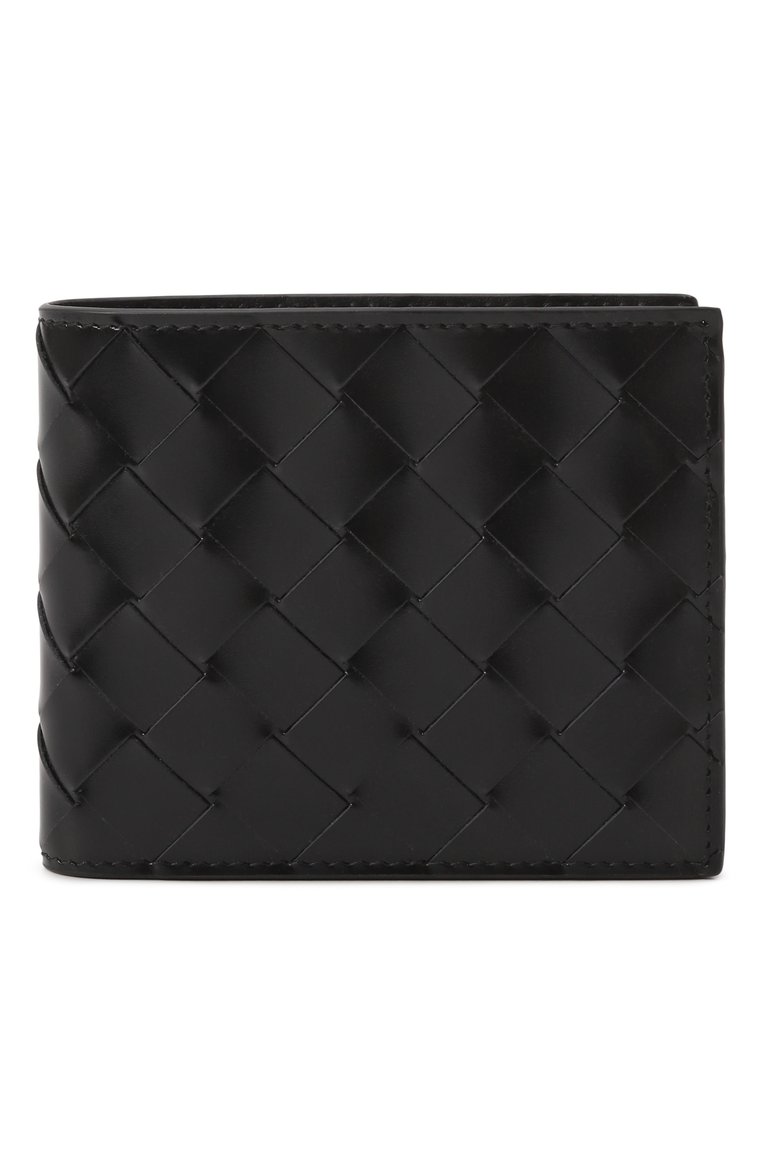 Мужской кожаное портмоне BOTTEGA VENETA черного цвета, арт. 592778/V48H2 | Фото 1 (Материал: Натуральная кожа; Нос: Не проставлено)