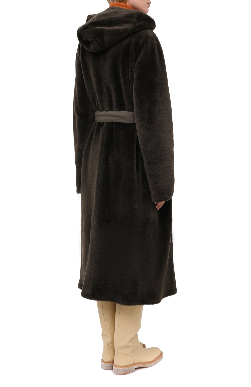 Двусторонняя дубленка LORO PIANA хаки цвета по цене 1080000 руб., арт. FAL2393, фото 7 Двусторонняя дубленка LORO PIANA, арт. FAL2393, фото 7