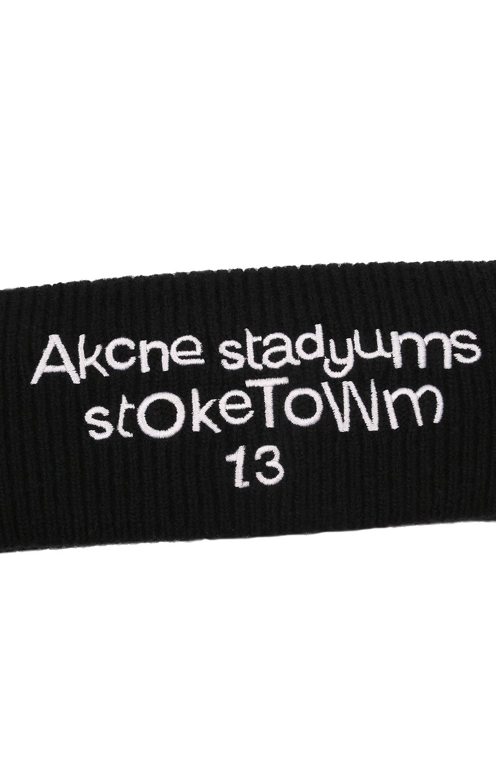 Шерстяная повязка на голову ACNE STUDIOS, арт. C40160/W, фото 4