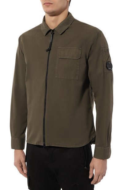 Хлопковая рубашка C.P. COMPANY, арт. 16CMSH158A002824G, фото 3