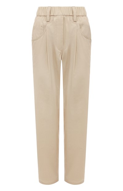 Женские хлопковые брюки BRUNELLO CUCINELLI, арт. M0H93B1021