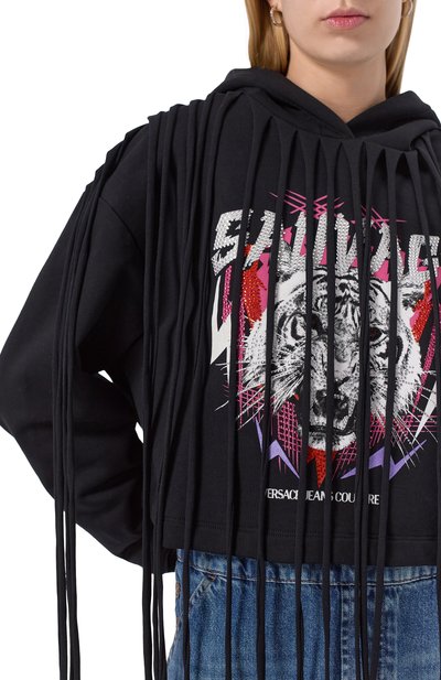 Хлопковое худи VERSACE JEANS COUTURE, арт. 78HAIE01/CF00E, фото 5