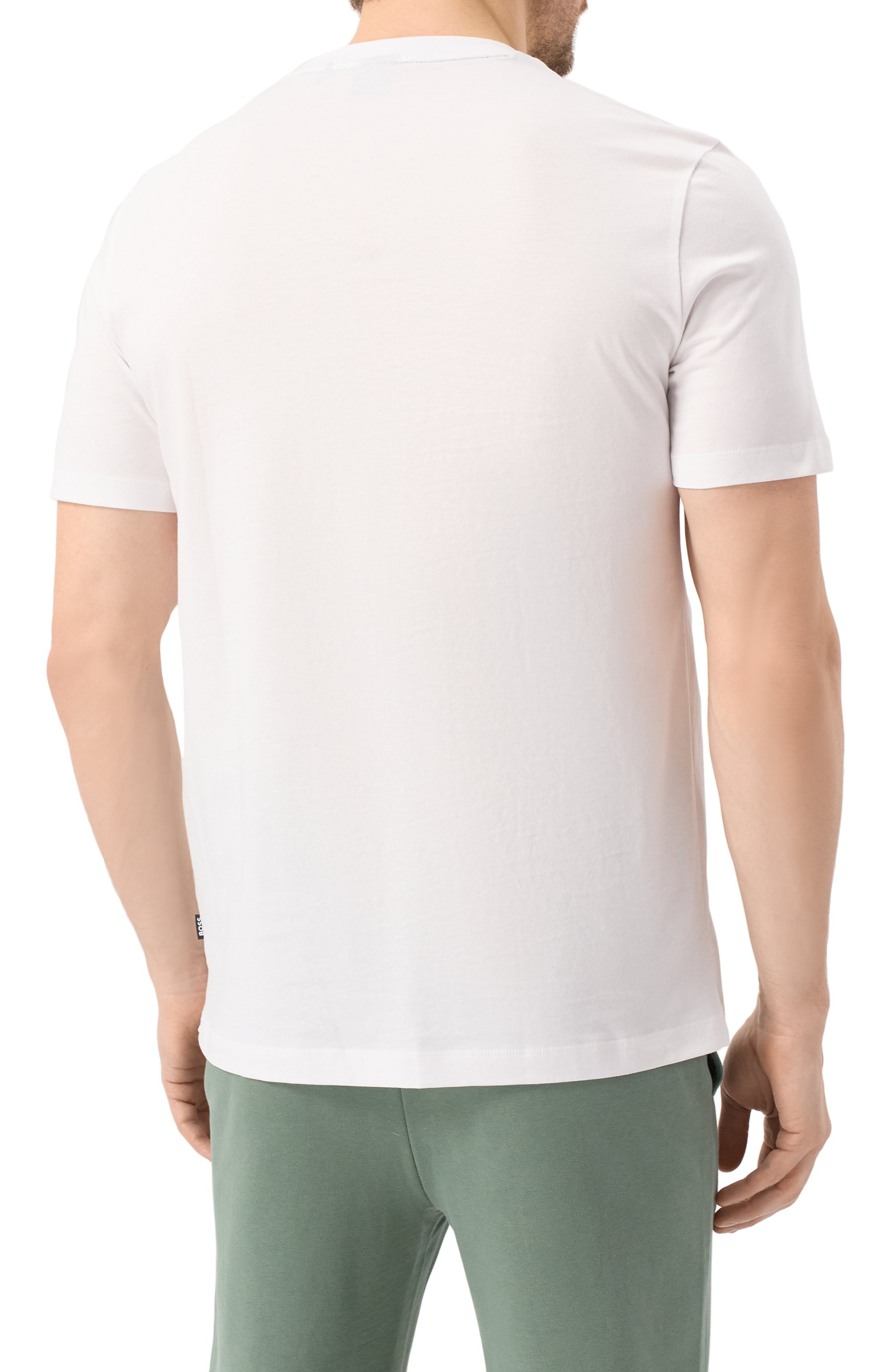 Хлопковая футболка BOSS, арт. 50468347, фото 4