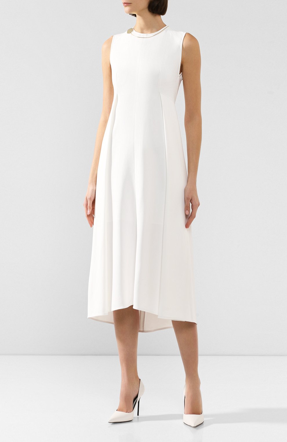 Платье VICTORIA BECKHAM белого цвета по цене 142500 руб., арт. DR MID 61152, фото 3 Платье VICTORIA BECKHAM, арт. DR MID 61152, фото 3