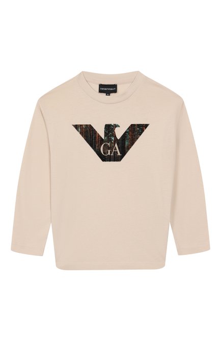 Хлопковый лонгслив EMPORIO ARMANI, арт. EB000830/AF14503