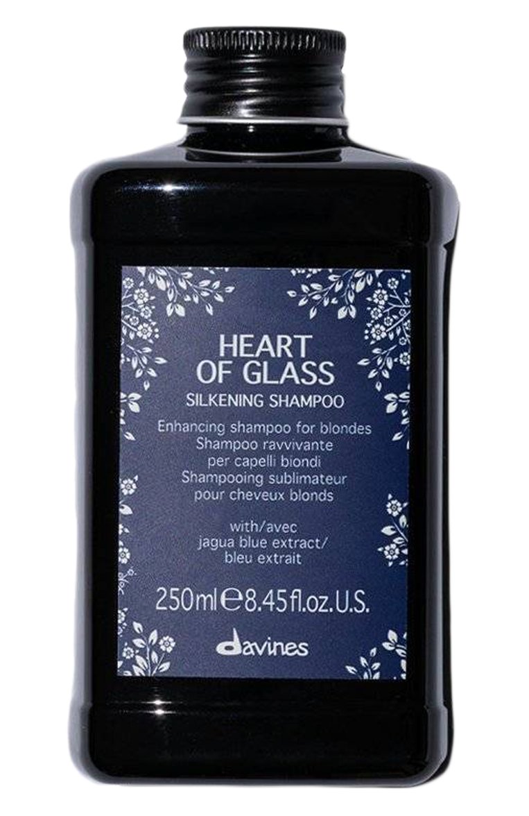 Шампунь для сияния светлых волос heart of glass (250ml) DAVINES бесцветного цвета, арт. 72000 | Фото 1 (Нос: Не проставлено; Региональные ограничения белый список (Axapta Mercury): Не проставлено; Косметика кро�сс-кт: Уход У; Тип продукта: Шампуни; Назначение: Для волос)
