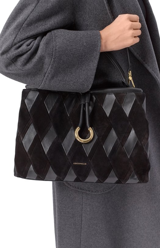 Сумка Lisbet Coccinelle E1 T1H 18 01 01 Чёрный  E1 T1H 18 01 01 Фото 2