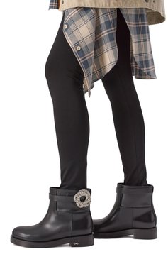 Кожаные ботинки galaxy MACH & MACH, арт. PF24-S0751-40-CLF-BLK, фото 1