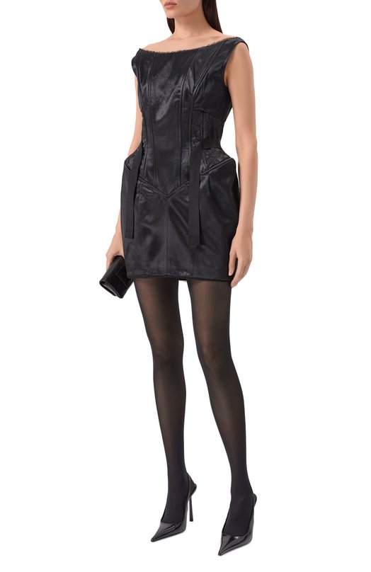 Платье из хлопка и вискозы Daniil Antsiferov DA_1623 Чёрный  DA_1623 Фото 2