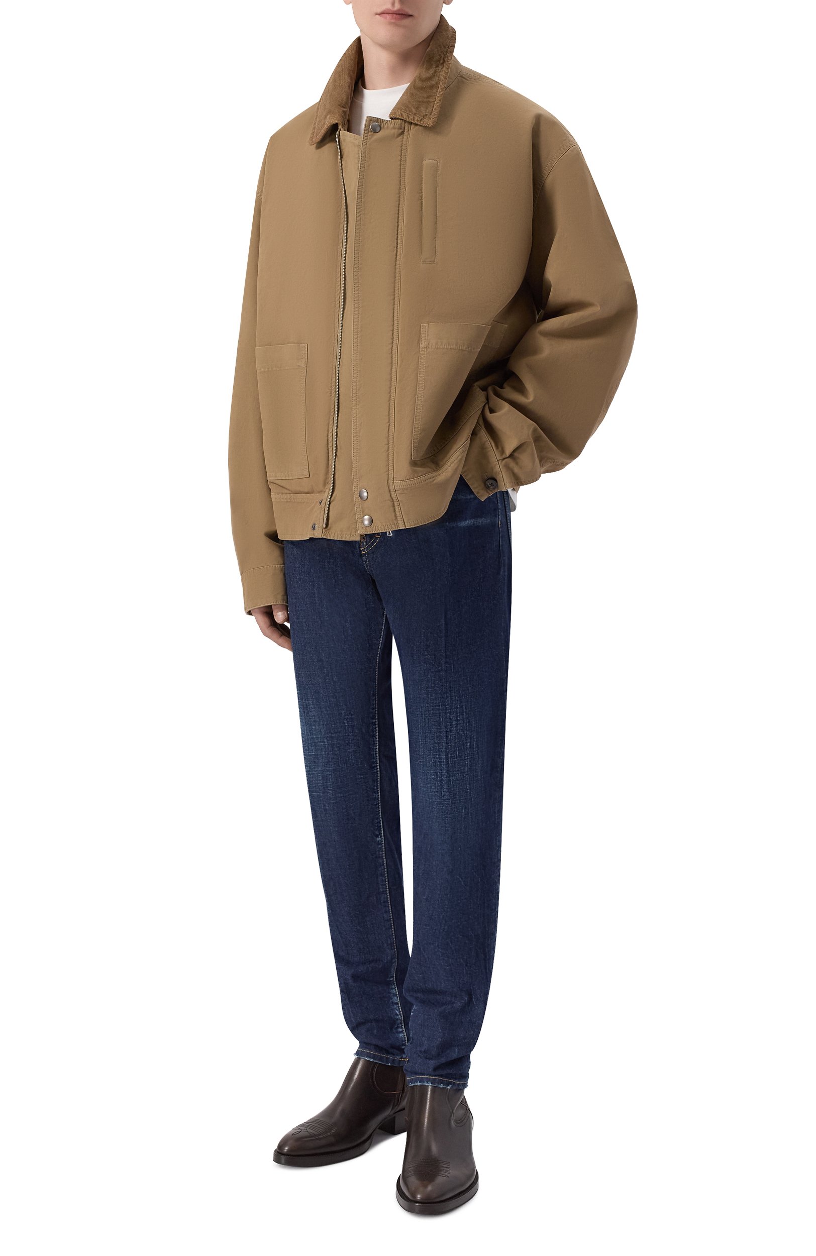 Джинсы teddy DSQUARED2 темно-синего цвета по цене 69950 руб., арт. S71LB1788/D30011, фото 2 Джинсы teddy DSQUARED2, арт. S71LB1788/D30011, фото 2