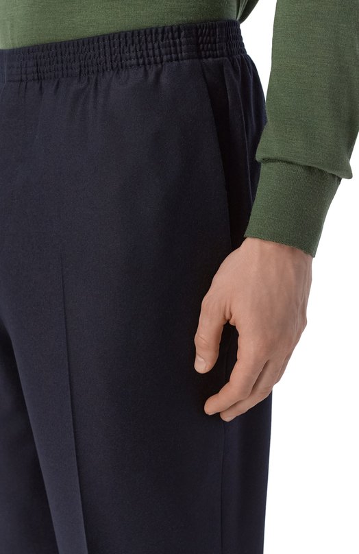 Шерстяные брюки Loro Piana FAQ5304 Синий  FAQ5304 Фото 5