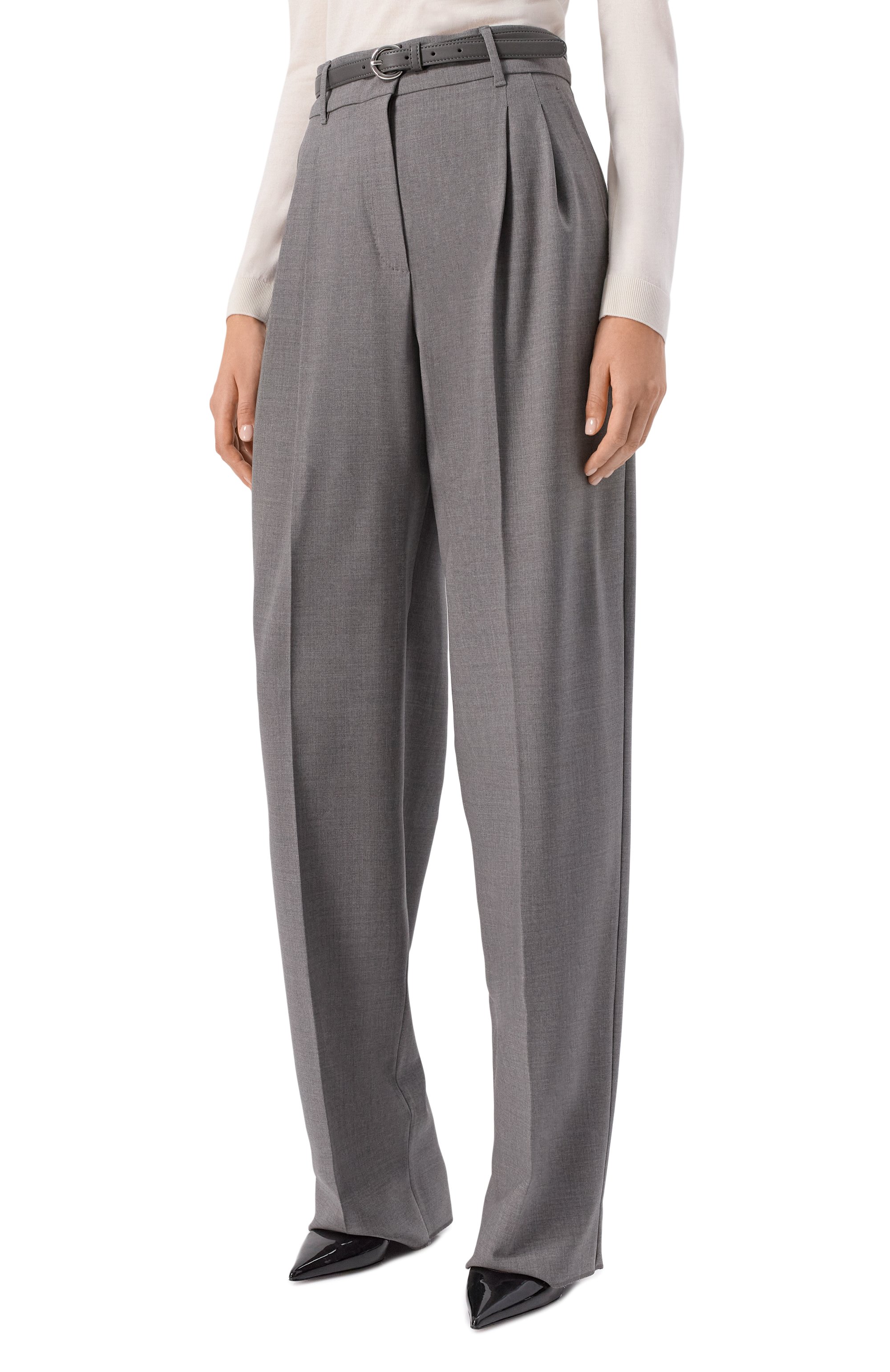 Шерстяные брюки MAX MARA STUDIO, арт. ENTRATA, фото 3