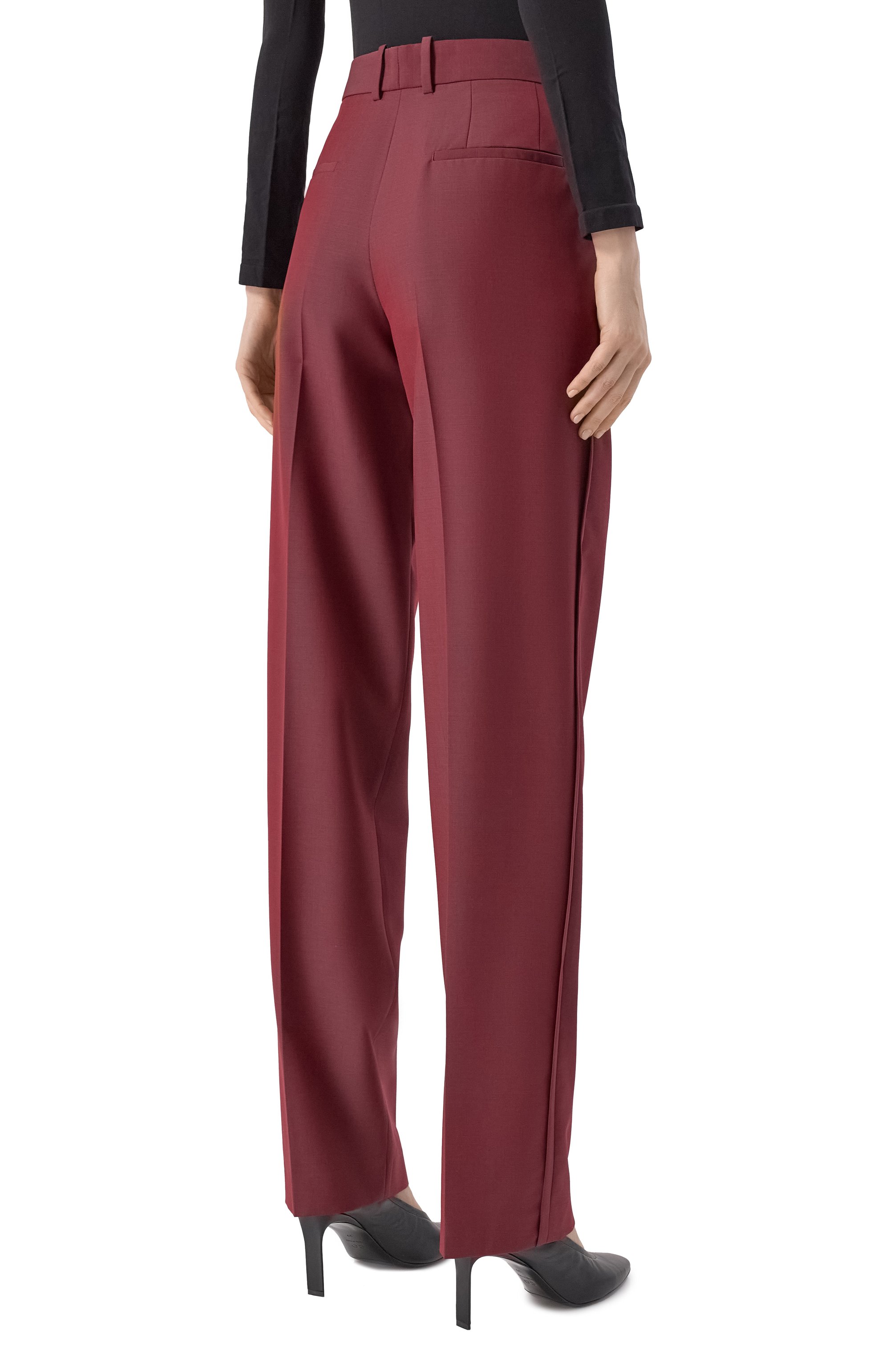 Шерстяные брюки JIL SANDER, арт. J03KA0303-J40220, фото 4