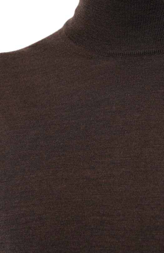 Шерстяная водолазка Corneliani 94M522-9425126 Коричневый  94M522-9425126 Фото 5