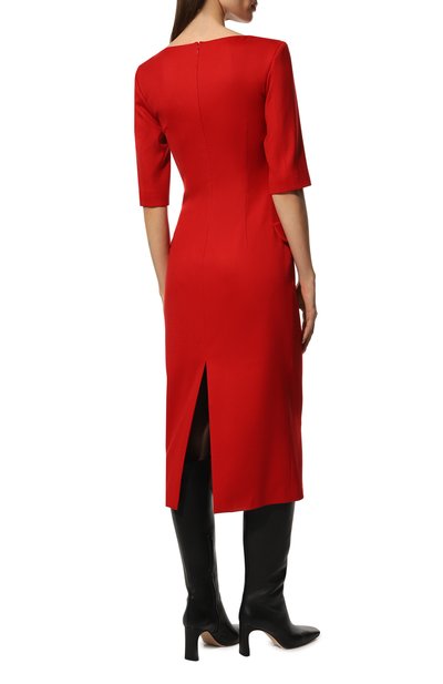 Платье ULYANA SERGEENKO красного цвета по цене 180000 руб., арт. ABM006FW22P 2148т22, фото 4 Платье ULYANA SERGEENKO, арт. ABM006FW22P 2148т22, фото 4