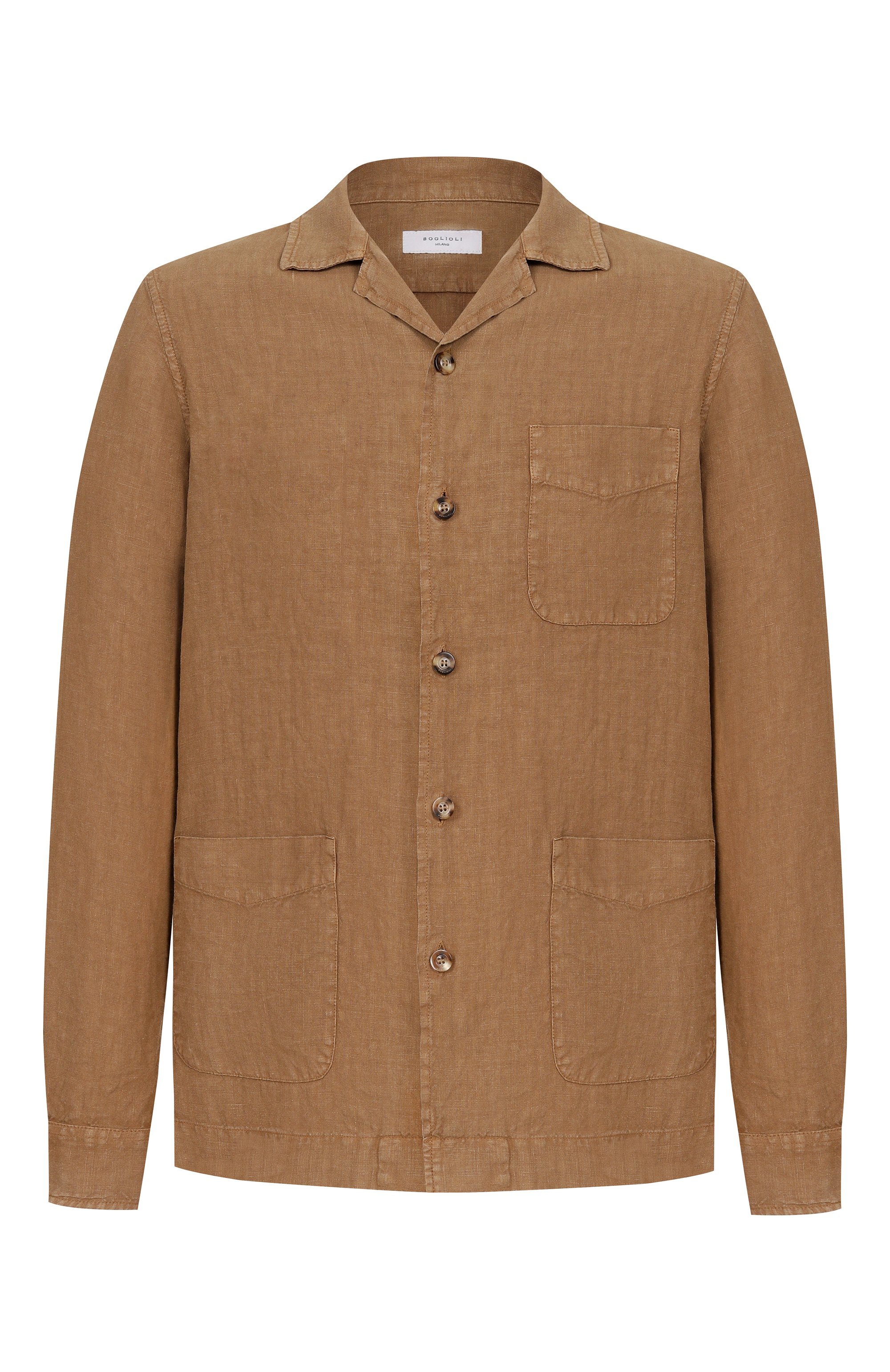 Льняная рубашка BOGLIOLI, арт. 60200Q/SB5752, фото 1