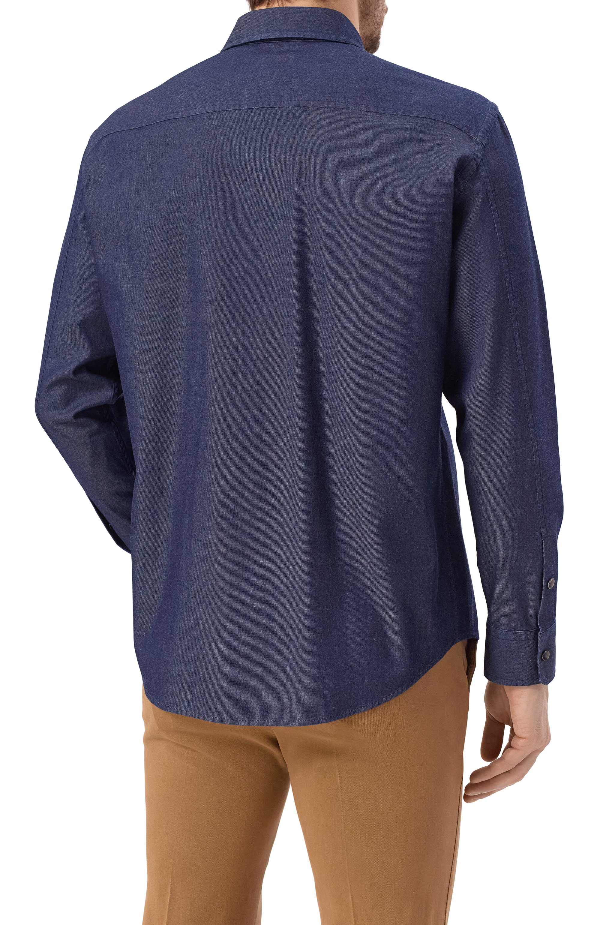 Хлопковая рубашка ZEGNA, арт. STT3/UEX23A8, фото 4