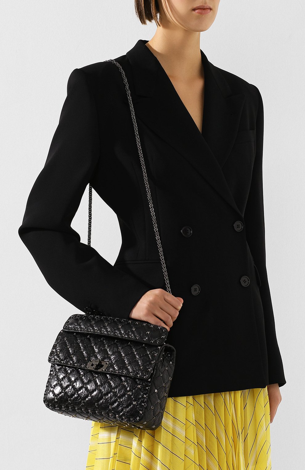 Сумка rockstud spike medium VALENTINO, арт. ZW2B0122/ARD, фото 5