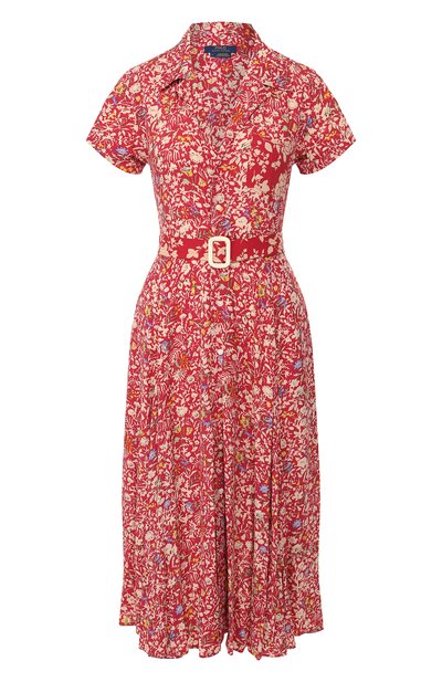 Женское платье с поясом POLO RALPH LAUREN, арт. 211763038