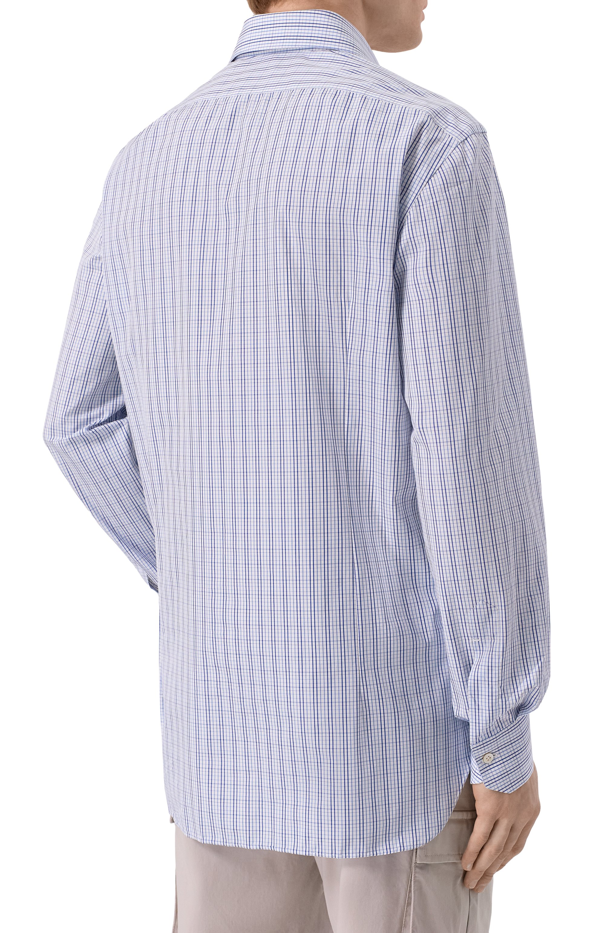 Хлопковая рубашка KITON, арт. UCCH0948219, фото 4