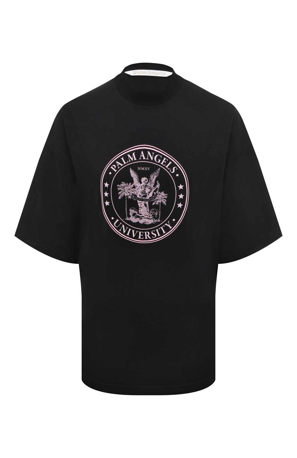 Хлопковая футболка PALM ANGELS, арт. PWAA017S23JER0051033, фото 1