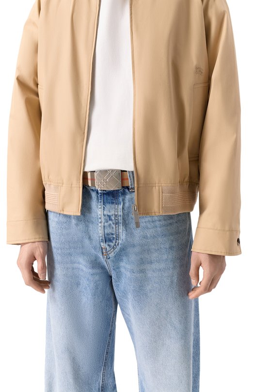 Двусторонний ремень Burberry 8119995 Бежевый  8119995 Фото 2