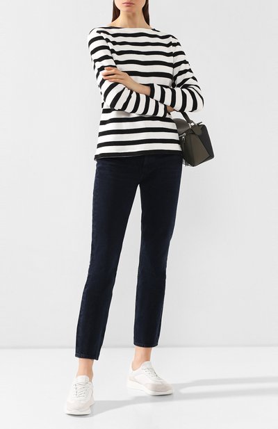 Кожаные кроссовки grand prix GIANVITO ROSSI, арт. S25071.W1WHT.SBFBIBB, фото 2