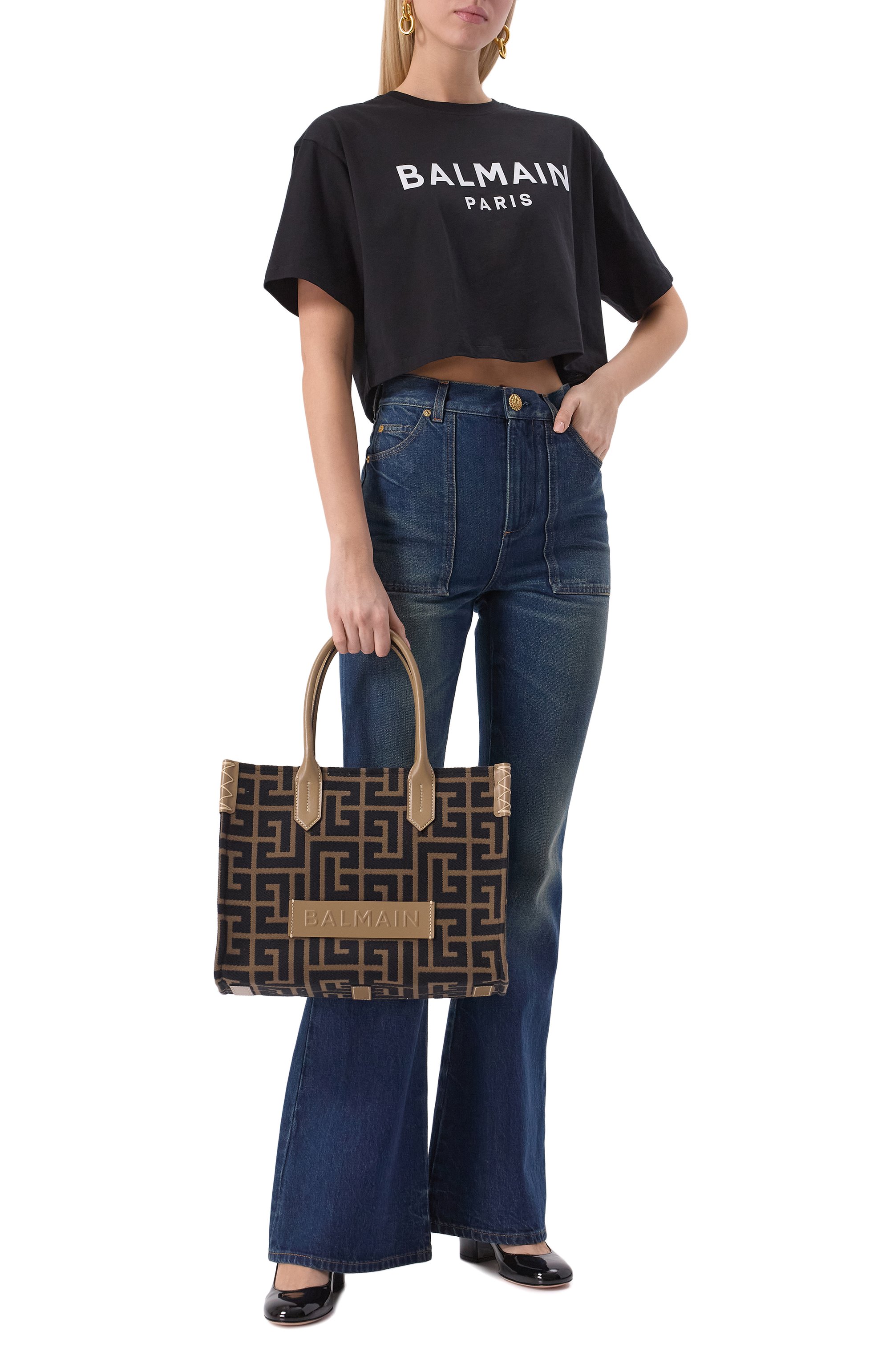 Сумка-тоут b-army 36 BALMAIN, арт. DN0FF939/TJXV, фото 7