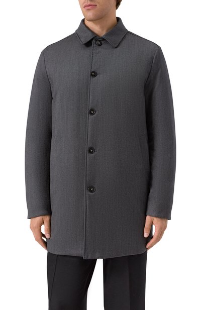 Шерстяное пальто CANALI, арт. 010510U/AA03799, фото 3