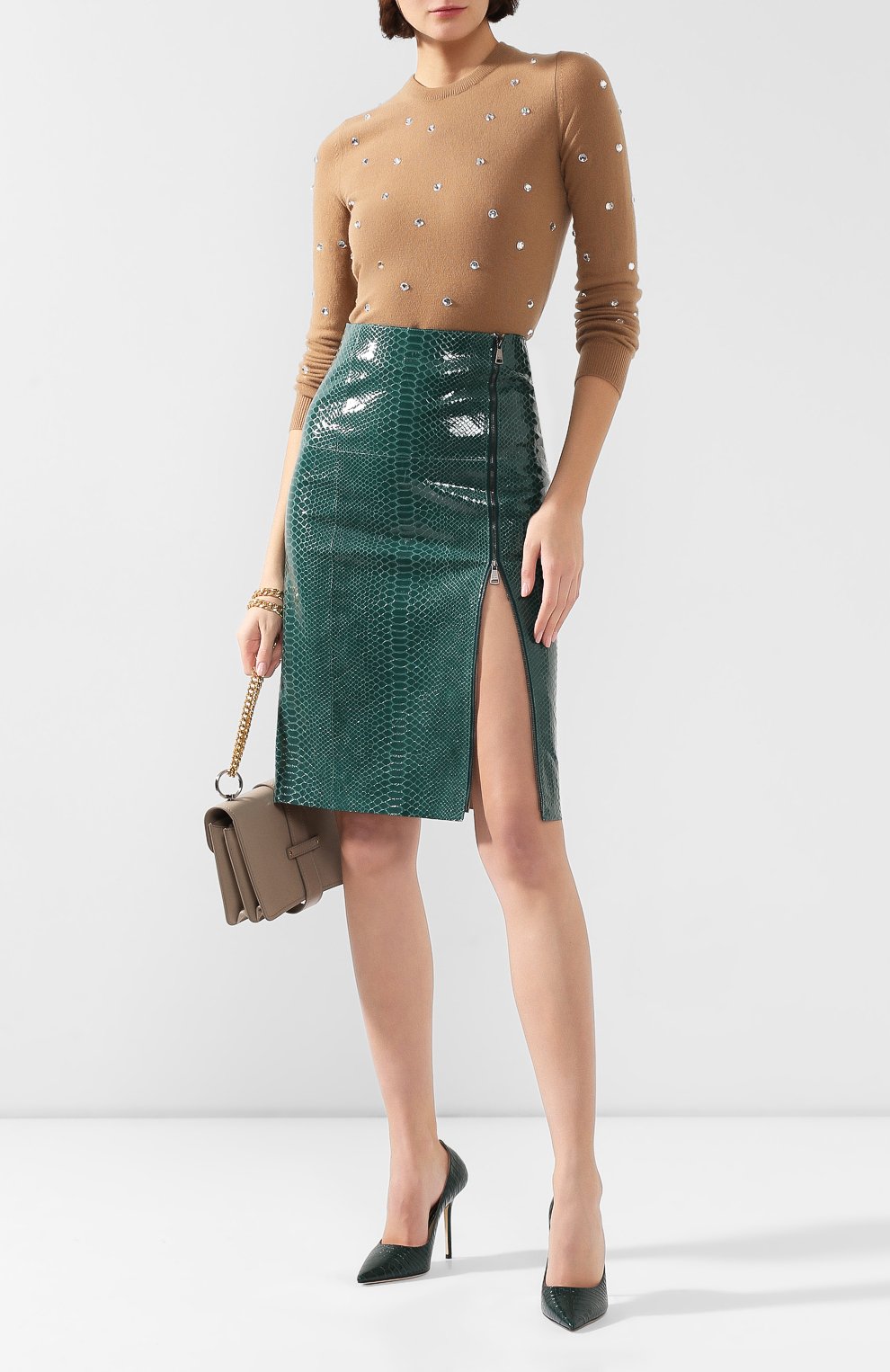 Кожаная юбка N21, арт. 19I N2S0/ZC11/6823, фото 2