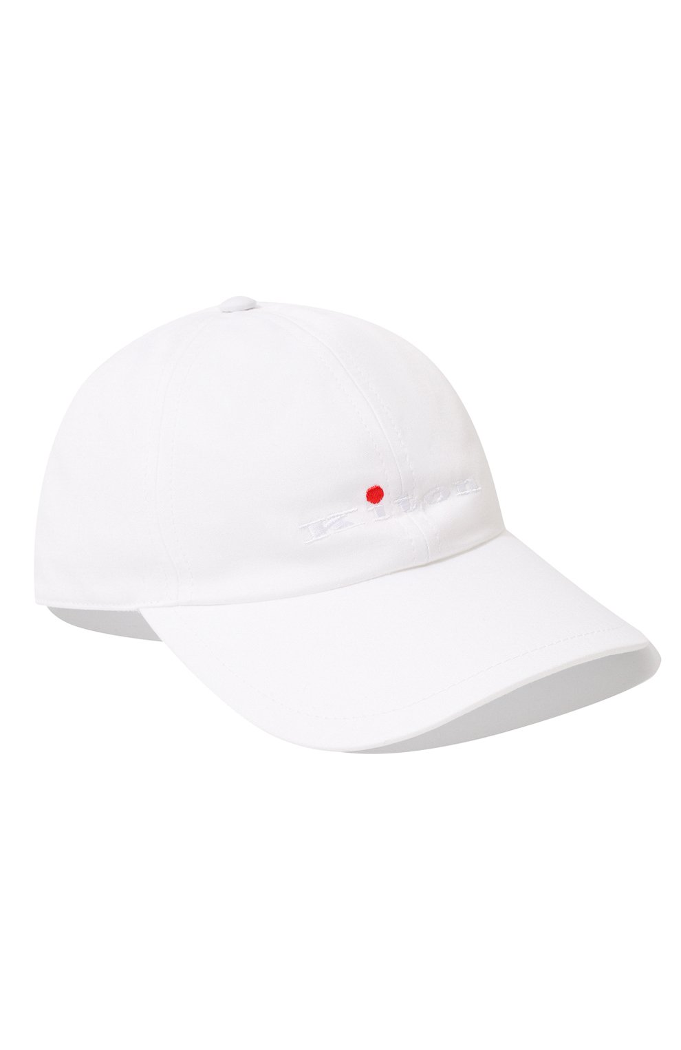 Хлопковая бейсболка KITON белого цвета по цене 62450 руб., арт. DCAPP06X0667A, фото 1 Хлопковая бейсболка KITON, арт. DCAPP06X0667A, фото 1