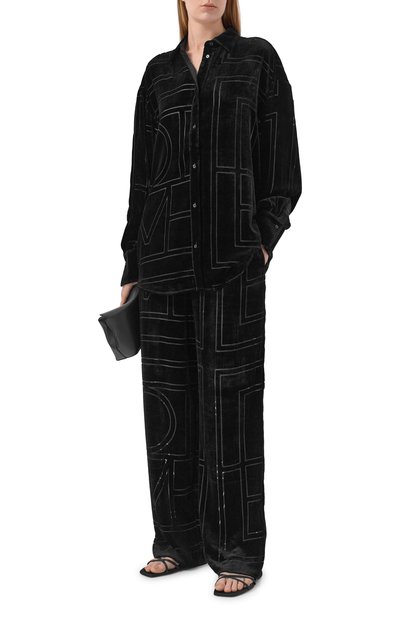 Женская бархатная рубашка TOTEME, арт. 261-WRT0702-FB0548