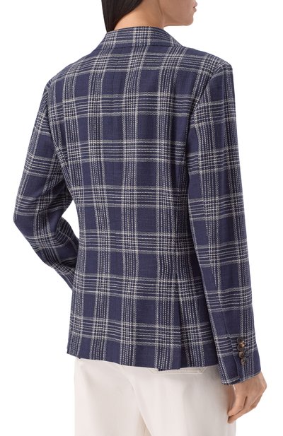 Жакет из шелка и хлопка KITON, арт. D23501K0650G10, фото 4