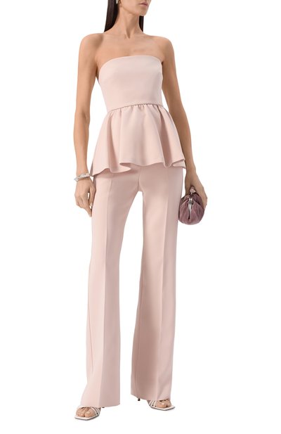 Брюки MAX MARA STUDIO розового цвета по цене 57550 руб., арт. ELISIR, фото 2 Брюки MAX MARA STUDIO, арт. ELISIR, фото 2