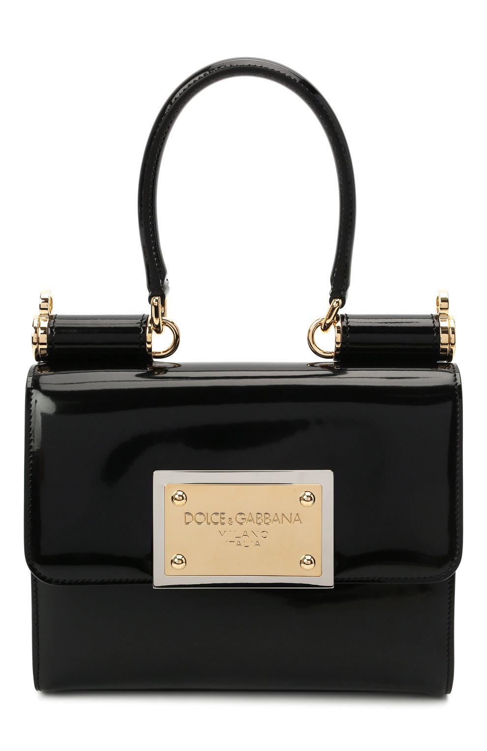 Сумка sicily DOLCE & GABBANA черного цвета по цене 236500 руб., арт. BB7026/A1037, фото 1 Сумка sicily DOLCE & GABBANA, арт. BB7026/A1037, фото 1