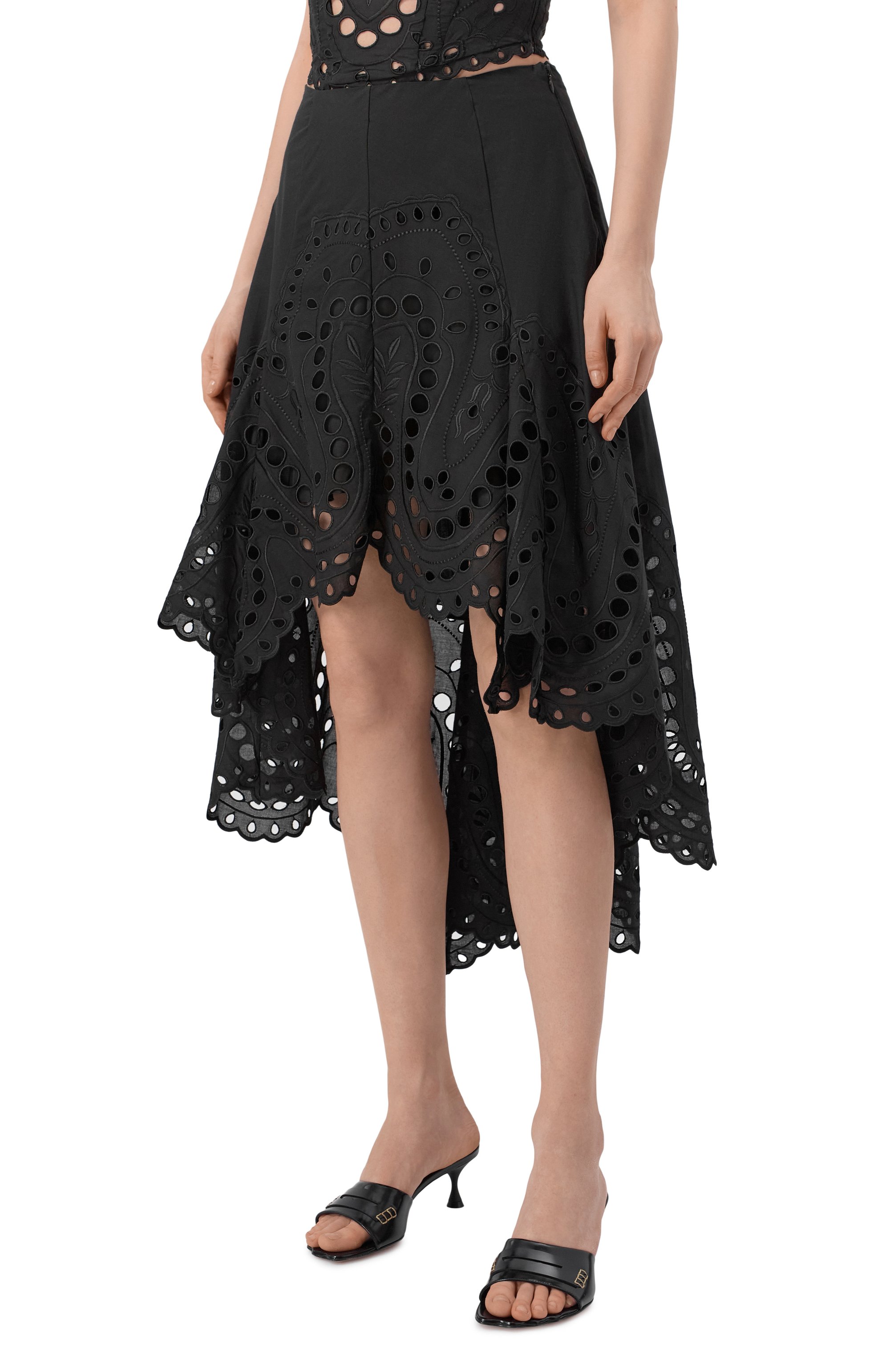 Хлопковая юбка CHARO RUIZ IBIZA, арт. 263402, фото 3