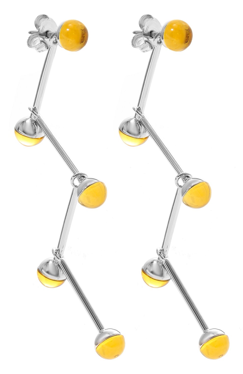 Серьги-мобили с цитрином AVGVST, арт. 1005921-01-8, фото 3