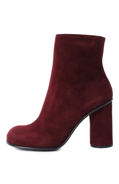 Замшевые ботильоны MATTIA CAPEZZANI бордового цвета по цене 59950 руб., арт. W518/CAM0SCI0, фото 4 Замшевые ботильоны MATTIA CAPEZZANI, арт. W518/CAM0SCI0, фото 4