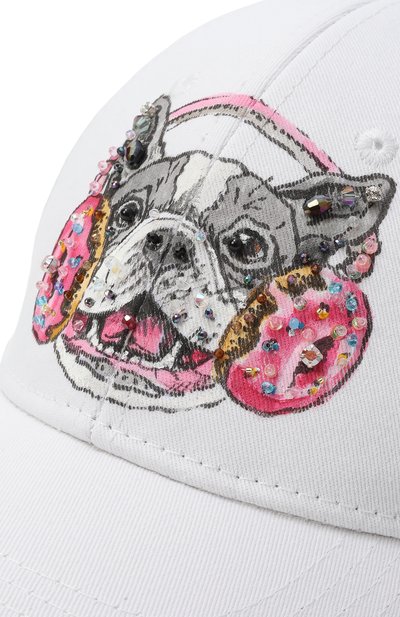 Бейсболка CAROLON белого цвета по цене 5200 руб., арт. ГУ-24-006-2, фото 3 Бейсболка CAROLON, арт. ГУ-24-006-2, фото 3