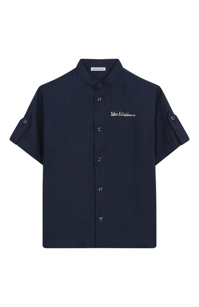 Льняная рубашка DOLCE & GABBANA, арт. L44S25/FU4GI/2-6