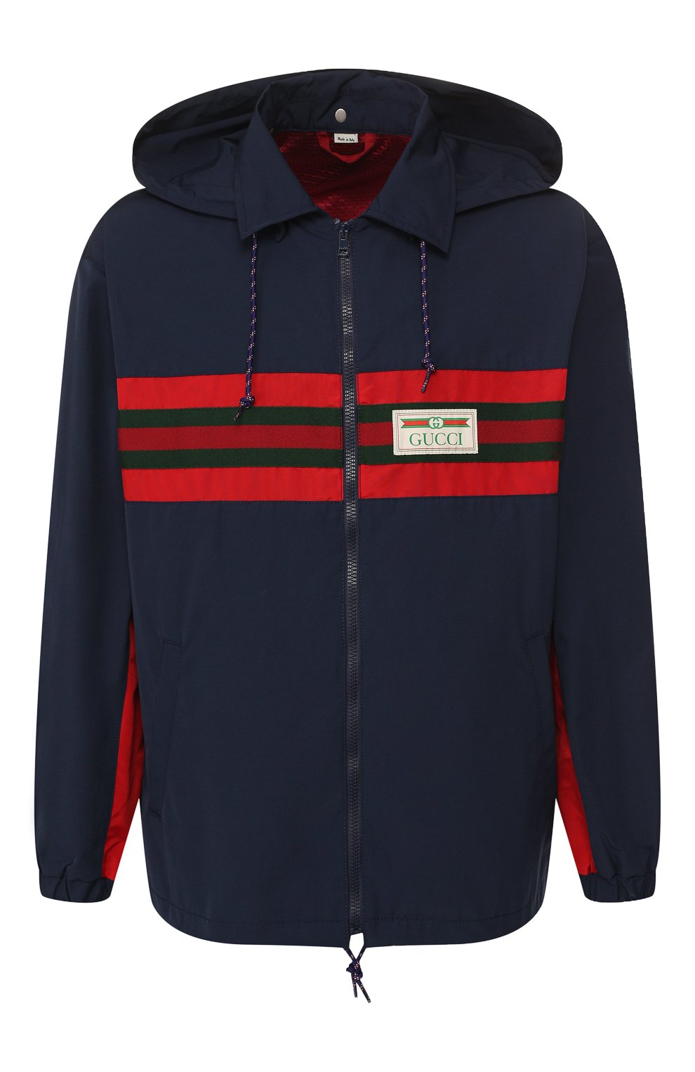 Куртка GUCCI синего цвета по цене 230400 руб., арт. 599935/XDA2J, фото 1 Куртка GUCCI, арт. 599935/XDA2J, фото 1