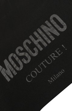 Женский складной зонт MOSCHINO черного цвета, арт. 8870-0PENCL0SEA | Фото 7 (Нос: Не проставлено; Материал сплава: Проставлено; Материал: Текстиль, Синтетический материал)