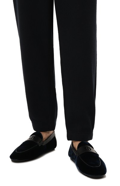 Текстильные лоферы GIORGIO ARMANI, арт. X2B127/XR268, фото 3