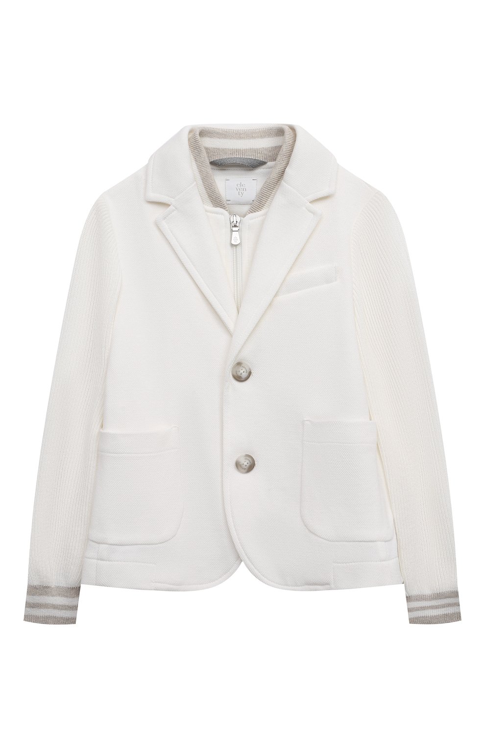 Хлопковый пиджак ELEVENTY, арт. EU2P34 J0372, фото 1