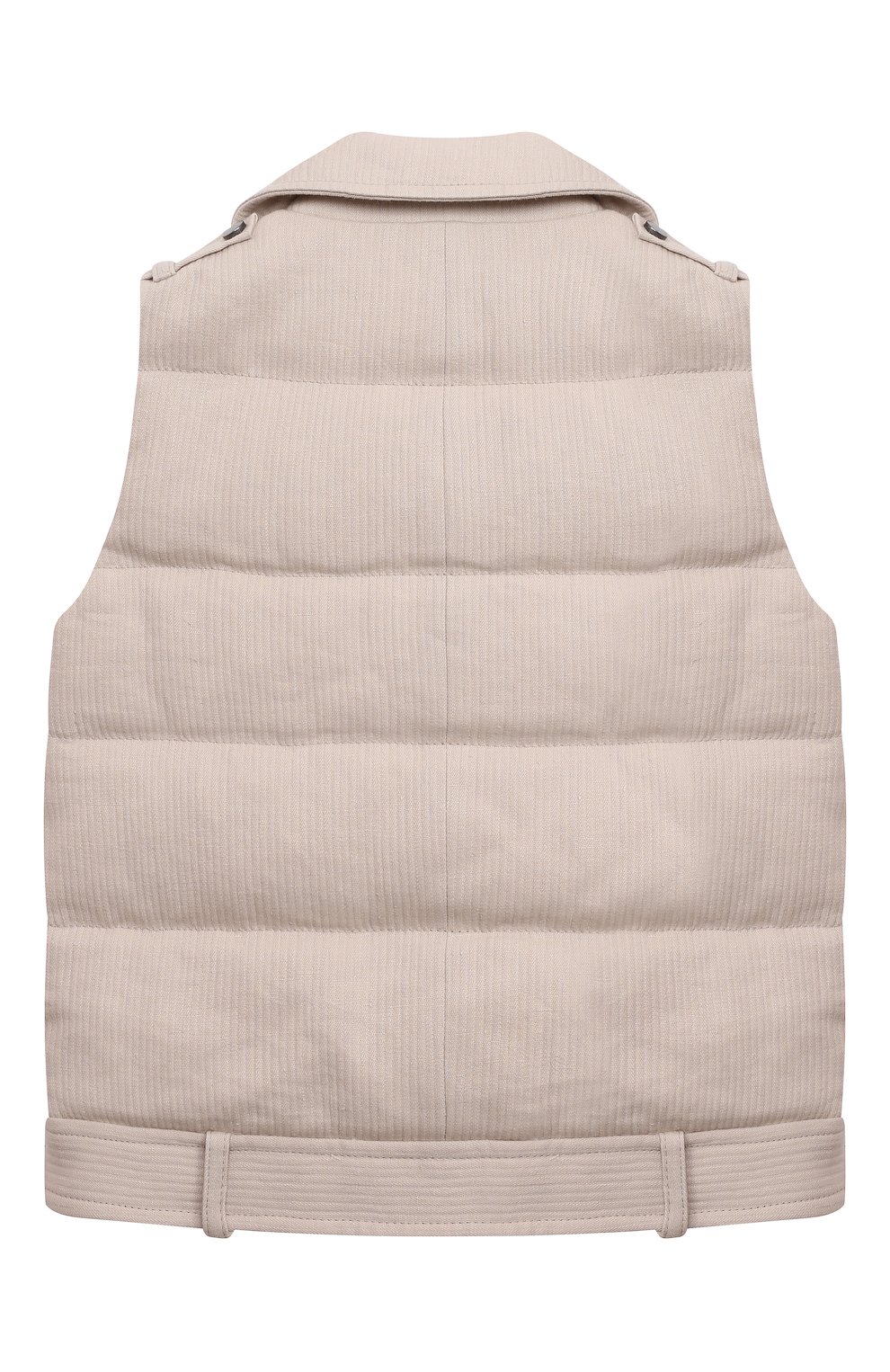 Пуховый жилет BRUNELLO CUCINELLI бежевого цвета по цене 92500 руб., арт. BH587J025C, фото 2 Пуховый жилет BRUNELLO CUCINELLI, арт. BH587J025C, фото 2