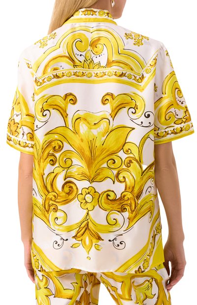 Шелковая рубашка DOLCE & GABBANA, арт. F5S02T/HI1TK, фото 4