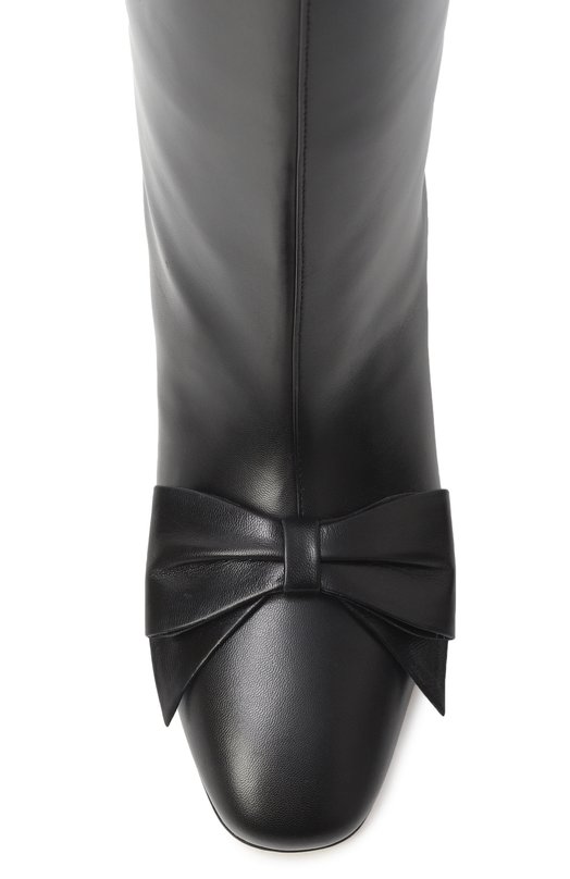 Кожаные ботильоны Bowow 45 Valentino 7W2S0MB1/DDT Чёрный  7W2S0MB1/DDT Фото 6